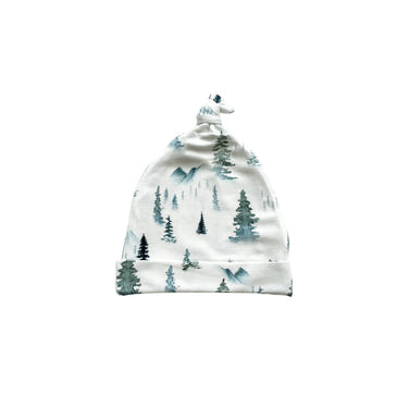 Green Forest Bamboo Baby Knot Hat