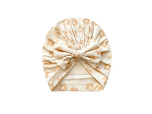 Knotted Baby Gown -  Blush Daisy