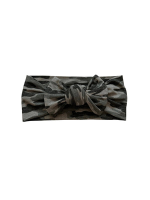 Bamboo Knotted Baby Gown - Camo