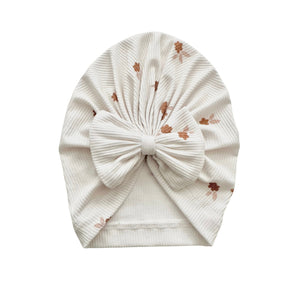 Fleur Ribbed Knotted Baby Gown