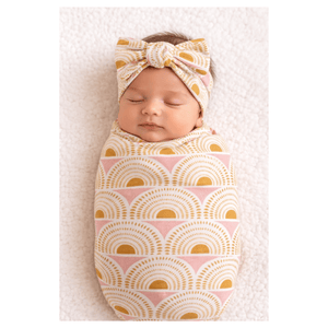 Vintage Sunshine Bamboo Baby Headband