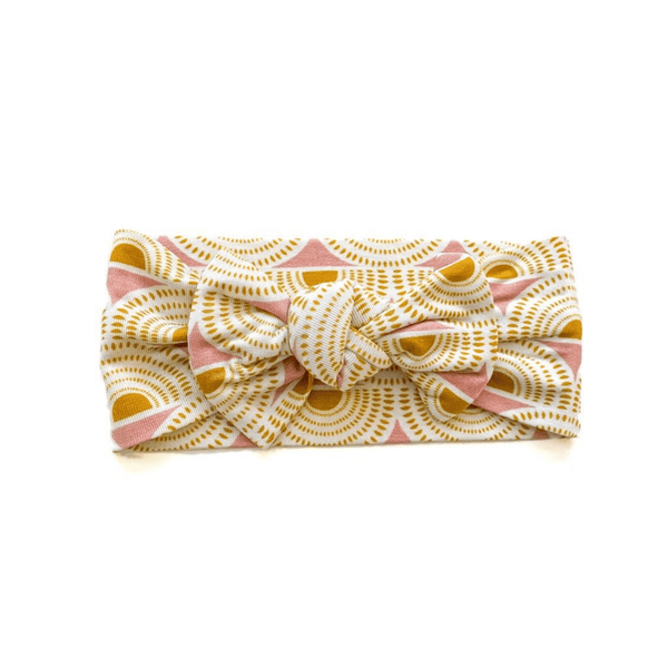 Vintage Sunshine Bamboo Baby Headband