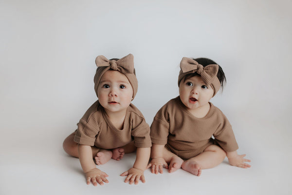 Cocoa Sands Brown Waffle Headband