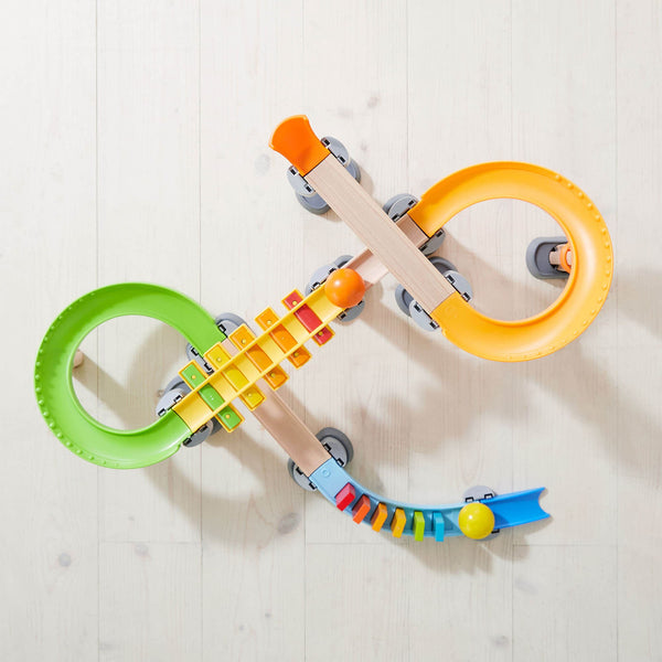 Kullerbu Melody Dominoes Set at angle 3, colorful and engaging baby toy for early learning and play.
