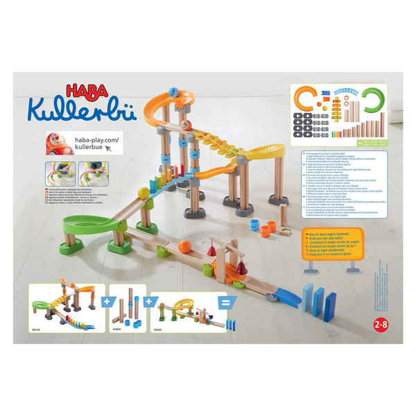 Kullerbu Melody Dominoes Set at angle 9, colorful building blocks for creative play and early learning.