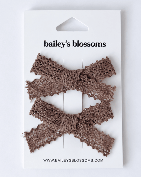 Lace Piggie Sets - Cedar