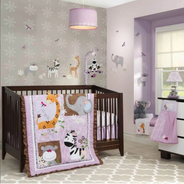 AFG Ladybug 4-Piece Bedding Set for babies, featuring playful ladybug designs and soft, cozy materials.