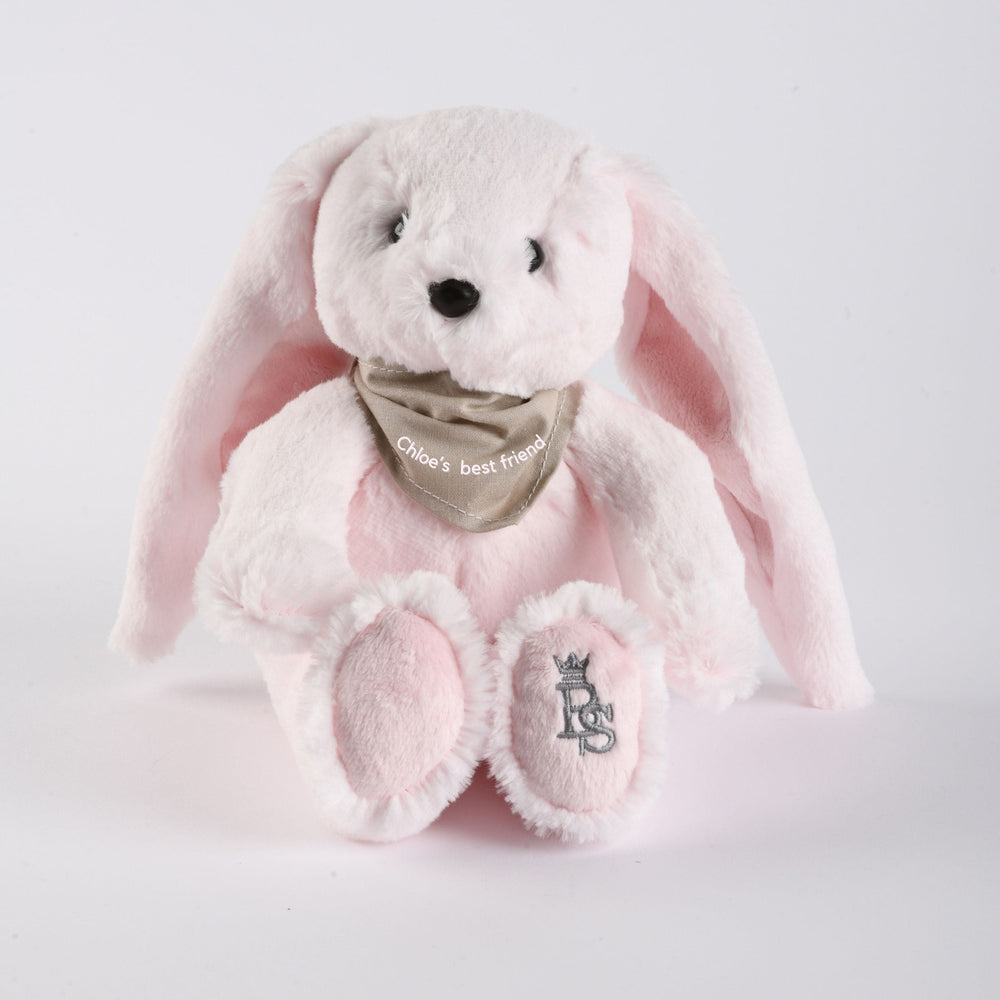 LAPINOU | Pink Personalised Plush Bunny Toy (20cm)  | Made in France