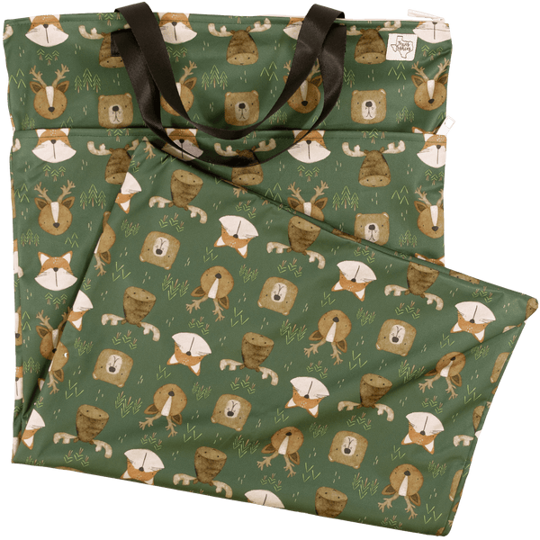 Large Hanging Wet Bags with Dual Pockets - MOOGCO Baby