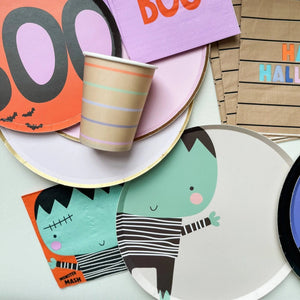 Large Monster Disposable Party Plate (8pcs)