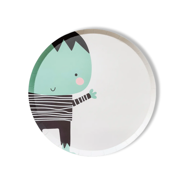 Large Monster Disposable Party Plate (8pcs)