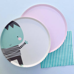 Large Monster Disposable Party Plate (8pcs)
