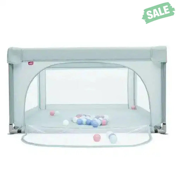 Large Safety Play Center Yard with 50 Balls for Baby Infant-Blue Blue Baby Playpen & Playards