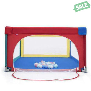 Large Safety Play Center Yard with 50 Balls for Baby Infant-Blue Blue Baby Playpen & Playards