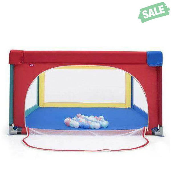 Large Safety Play Center Yard with 50 Balls for Baby Infant-Blue Blue Baby Playpen & Playards