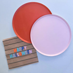 Large Striped Halloween Paper Napkins (16pcs)