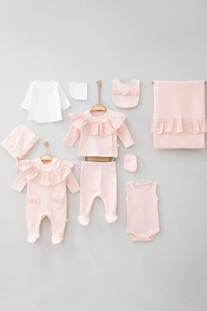 Larissa Pink Newborn Coming Home Set