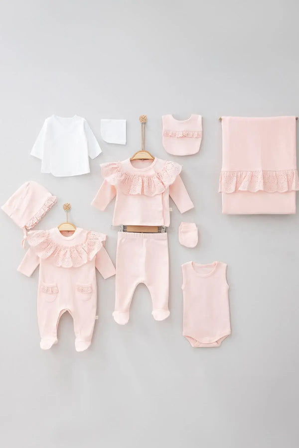 Larissa Pink Newborn Coming Home Set