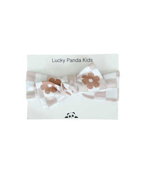 Latte Daisy Headband - MOOGCO Baby