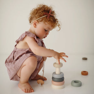 Everyday Play Gift Set for babies, showcasing toys and accessories, angle 3 view, $48 value.