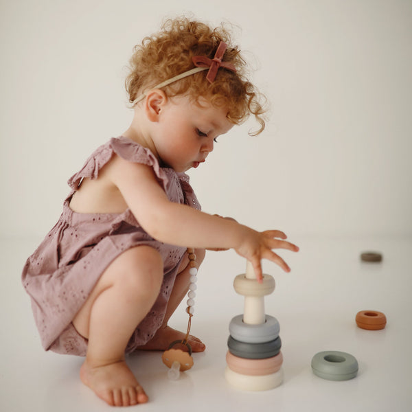 Everyday Play Gift Set for babies, showcasing toys and accessories, angle 3 view, $48 value.