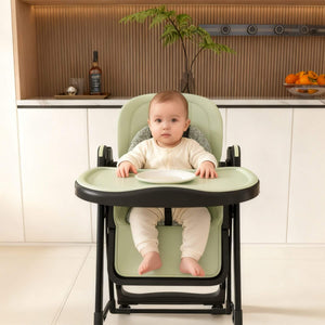 Leavader Adjustable Baby High Chair 0-6 Years, Dark Green