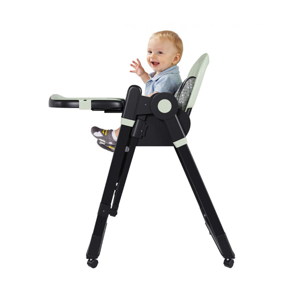 Leavader Adjustable Baby High Chair 0-6 Years, Dark Green