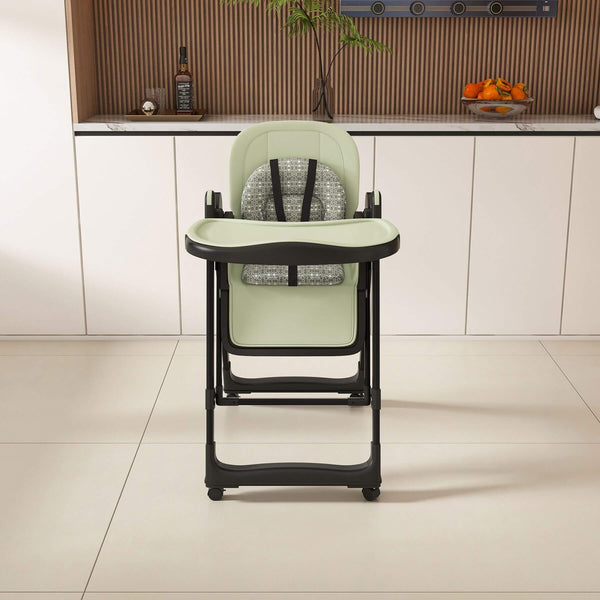 Leavader Adjustable Baby High Chair 0-6 Years, Dark Green