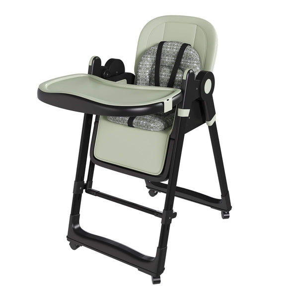 Leavader Adjustable Baby High Chair 0-6 Years, Dark Green