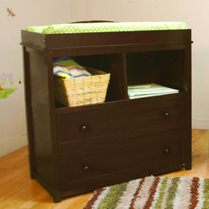 AFG Leila I 2-Drawer Changing Table Espresso