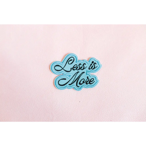 Less is More Iron-on Patches