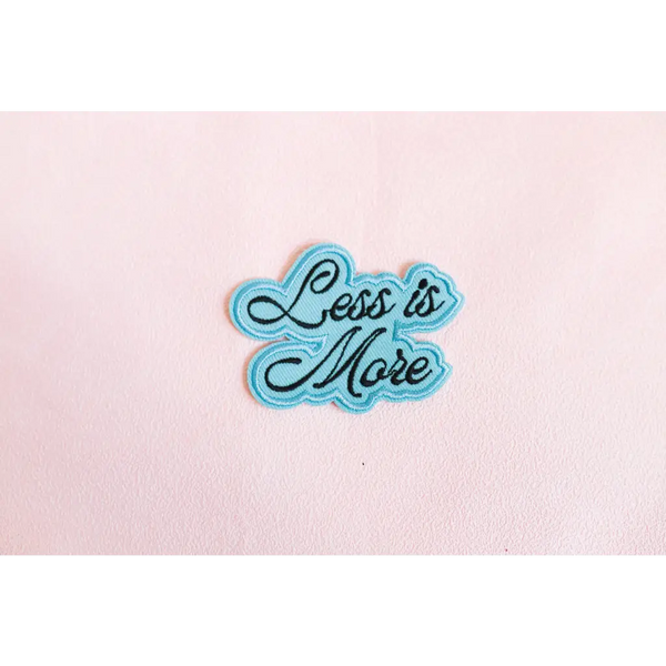 Less is More Iron-on Patches