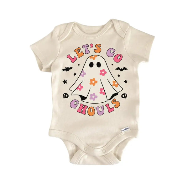 Lets Go Ghouls Halloween - Baby Boy Girl Clothes Infant Bodysuit Funny Cute Newborn Baby Bodysuit