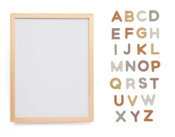 Alphabet Magnet Play Set and Whiteboard Bundle
