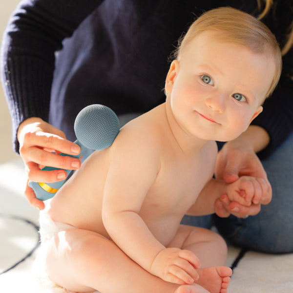 Complete Baby Massager for soothing and relaxing infants, shown from angle 5. Ideal for baby care and comfort.