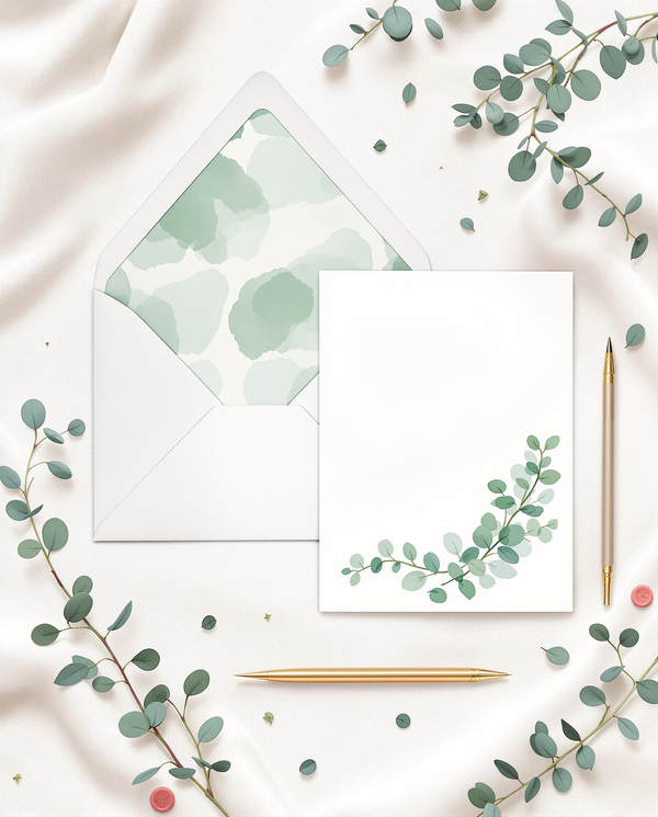 lifestyle invitation botanical sage