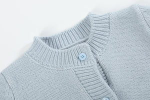 Light Blue Pumpkin Girls Cardigan