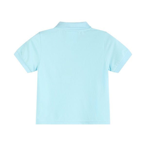 Light Blue Santa Polo Shirt