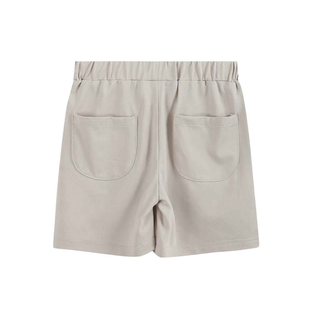 Light brown boys' Mallard shorts, perfect for summer play and casual outings.
