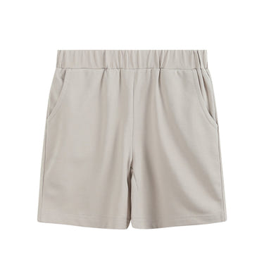Light brown boys' Mallard shorts, perfect for summer play and casual outings.