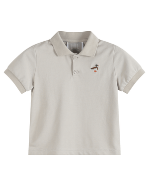 Light Brown Mallard Duck Golf Polo Shirt