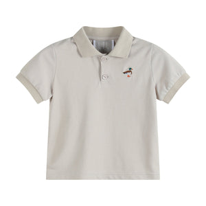 Light Brown Mallard Golf Polo Shirt