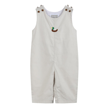 Light Gray Mallard Duck Overalls