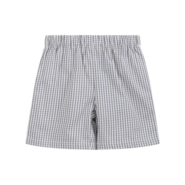Light Gray Mallard Smocked Shirt and Shorts