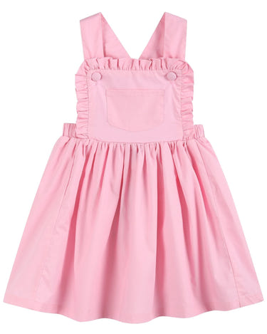 Light Pink Ruffle Jumper Dress