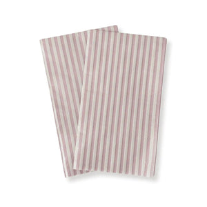 Light Pink Striped Guest Napkins, 24pcs