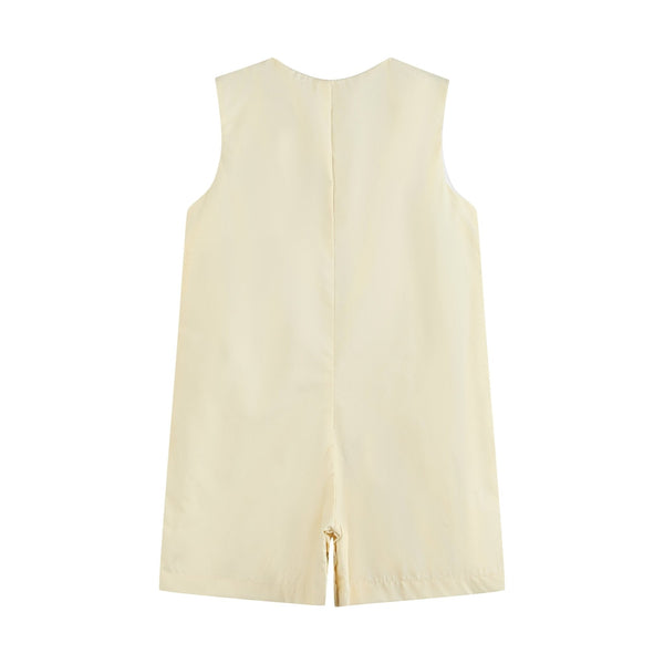 Light Yellow Bunny Shortalls
