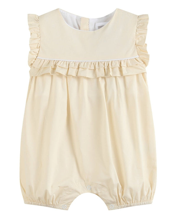 Light Yellow Ruffle Jumper Romper