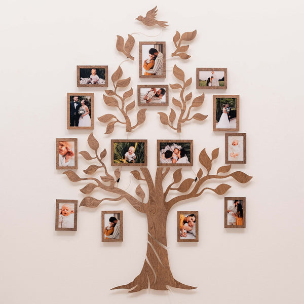 Wooden Led Family Tree - Nova