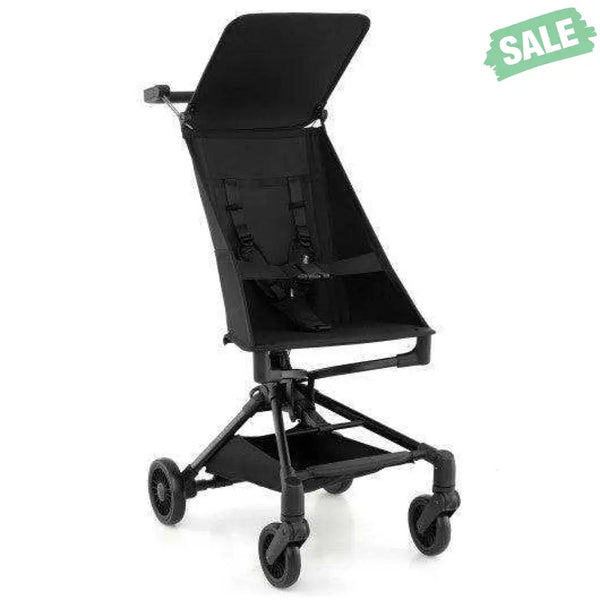 Lightweight Baby Stroller Compact and Airplane-Friendly Travel Stroller-Black
